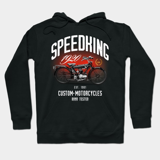 Motorcycle Tshirt v1 Hoodie by Trazzo